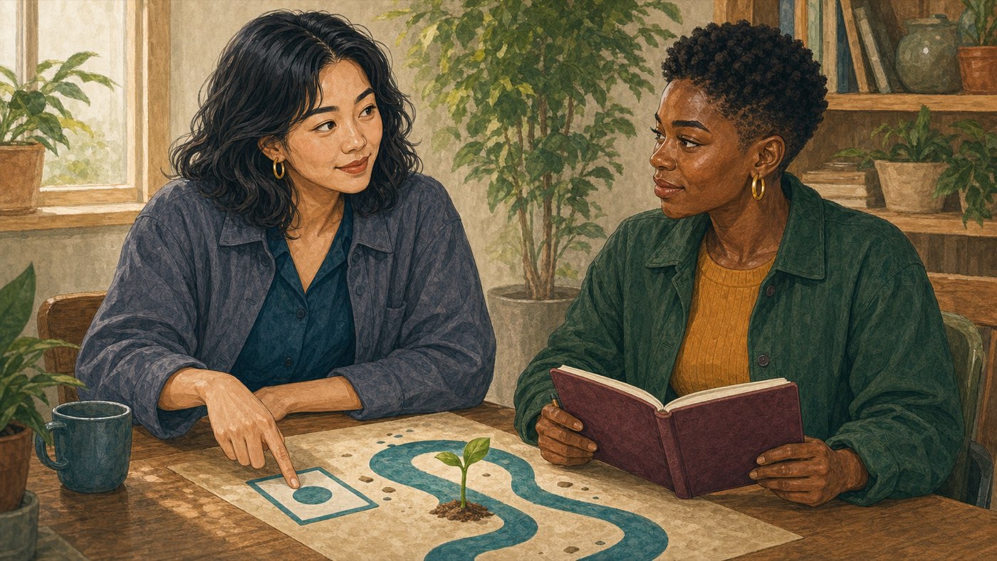 A community builder shaping a shared product purpose into a visible path for members